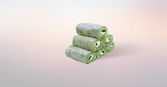 Coconut Kiwi Milk Turkish Delight